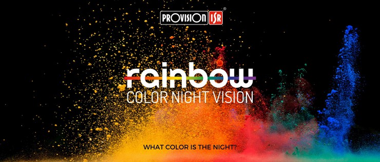Provision Isr Tại Việt Nam - Dòng Camera Rainbow Của Provision, 24/24 Màu Ban Đêm