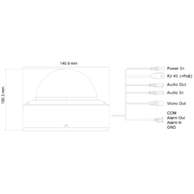 Camera Ip Dome 2.0 Megapixel Provision-Isr Dai-320Ipe-Mvf - Dai-320Ipe-Mvf-Graph