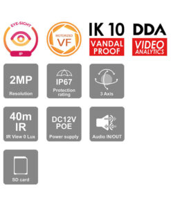 Camera Ip Dome 2.0 Megapixel Provision-Isr Dai-320Ipe-Mvf_Icon