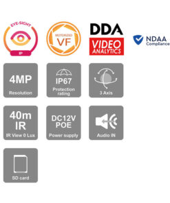 Camera Ip Dome 4.0 Megapixel Provision-Isr Di-340Ipen-Mvf