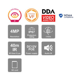 Camera IP Dome 4.0 Megapixel Provision-ISR DI-340IPEN-MVF