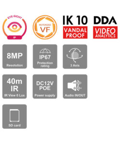 Camera Ip Dome 8.0 Megapixel Provision-Isr Dai-380Ipe-Mvf - Dai-380Ipe-Mvf__Icon